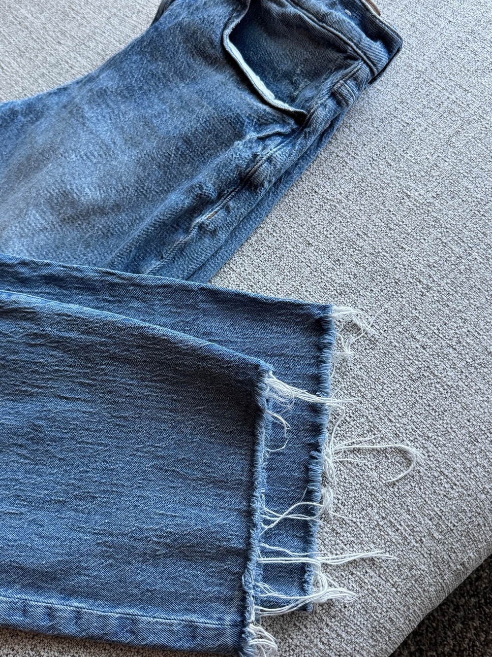 Madewell The Perfect Vintage Wide-Leg Crop Jean - Light Wash - Picture 12 of 14